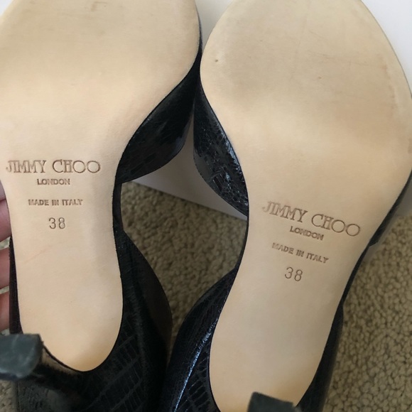 Jimmy Choo lizard patent leather heels - Picture 3 of 7